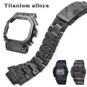 Kit de Modificación de Correa de Titanio Ligera Profesional DW-5600 de 20 mm para Relojes <span class=keywords><strong>GW</strong></span>-<span class=keywords><strong>M5610</strong></span> y <span class=keywords><strong>GW</strong></span>-5000, Repuesto con Cierre Desplegable - Product Image 3