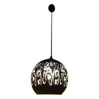 Décoration de mosquée marocaine, petit lustre suspendu en fer noir arabe pour articles