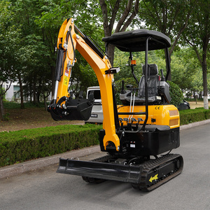 Mini-chargeuse sur chenilles 2 tonnes, débroussailleuse, taille-haie, pelle réversible pour pépinière et jardin, stock US PRÊT À EXPÉDIER CE - Product Image 1