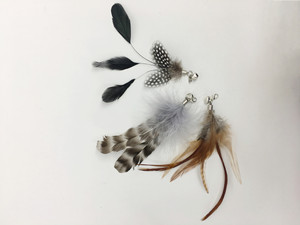 Rimpiazzo di piume di tacchino morbido ecologico per gatti giocattolo Teaser con adesivo realistico e campana stile Casual Made in China - Product Image 6