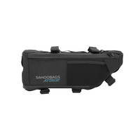 SAHOO – sac de cadre avant de vélo léger, portable et étanche, 2,3 l, en nylon durable, résistant aux chocs, Velcro, plusieurs compartiments, outil de réparation