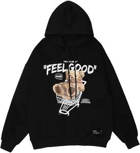 Tontons personnalisés OEM haute qualité surdimensionné grande taille coton français bouffée éponge imprimé Streetwear séchage rapide sweat à <span class=keywords><strong>capuche</strong></span> Anime unisexe hommes - Product Image 5