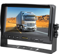 1 an de garantie Caméra de bord de camion MDVR 7 pouces Quad 2CH Split IPS Screen 1080P HD Caméras de recul pour RV Lorry Security Reverse Aid