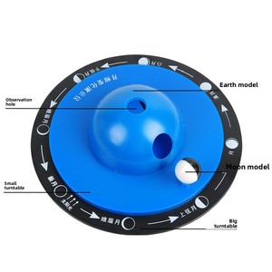 Maihun <strong>Moon</strong> Phase Change Demonstrator <strong>Globe</strong> 39156 Plastic 10x10x10cm Geography Educational Equipment - Product Image 2