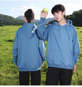 Sudadera de talla grande para hombre, sudaderas con capucha, jersey de lana de peso pesado, sudaderas con cordón, sudaderas con capucha Unisex en blanco de gran tamaño, logotipo personalizado - Product Image 6