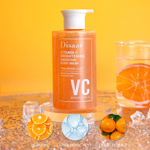 Gel Douche Éclaircissant Disaar à la Vitamine C et à l'Acide Hyaluronique, Revitalisant, Rafraîchissant et Apaisant, Vente en Gros - Product Image 3