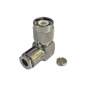 Connecteur TNC-JW3 en laiton nickelé Connecteur mâle coudé RF TNC pour câble RG58 - Product Image 2