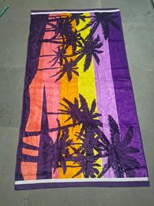 Cotton <b>Beach</b> <b>Towel</b> Tropical Reptile Print Quick Dry Absorbent <b>Towel</b> for <b>Beach</b> Resort Pool Use - Product Image 2
