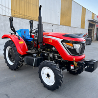 Livraison gratuite Tracteurs agricoles à roues avec boîte de vitesses, moteur diesel 50hp 80hp