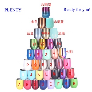 Custom12 oz Stainless Steel Stemless <strong>Wine</strong> Glass Unbreakable Insulated Double Wall Vacuum Travel Mugs <strong>Wine</strong> <strong>Tumbler</strong> - Product Image 2