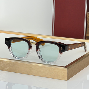 Lunettes de soleil rétro épaisses carrées, monture en acétate noir, verres gris foncé anti-UV, style mode homme, pour la conduite en extérieur et le style urbain - Product Image 5