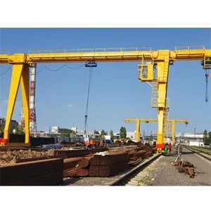 אלחוטי שלט רחוק Gantry מנוף 10 טון 20 טון 30 טון עבור הרמת עמודי בטון