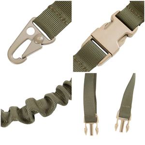 อุปกรณ์เสริมสำหรับการล่าสัตว์กลางแจ้งแบบปรับได้ สายสะพายยุทธวิธีสีดำ ไนลอน สายสะพายยุทธวิธีแบบจุดเดียวสไตล์อเมริกัน - Product Image 4