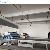 Table de découpe en tissu Yalis avec flottation à air-Système intégré pour machines d'épandage et coupe-vêtements CNC