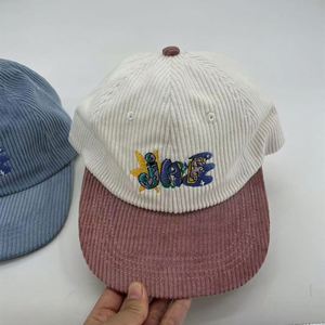 Casquette en velours côtelé de haute qualité, non structurée, à profil bas, avec logo brodé personnalisé - Product Image 2