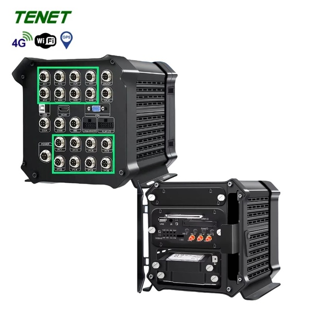 Mobile DVR 16 Channel NVR 8CH IPC 8CH AHD Hybrid 1080P 4G GPS WIFI with Hard Disk SD Card High Capacity for Bus