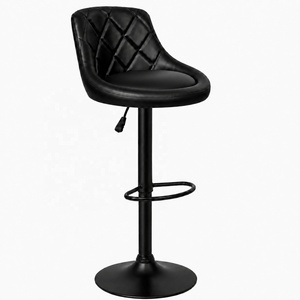 Chaise minimaliste moderne de luxe légère de style nordique haut de gamme avec dossier, tabouret de bar, tabouret de bar pour îlot, style luxe léger - Product Image 5