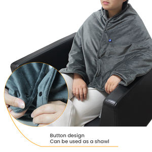 <span class=keywords><strong>Manta</strong></span> eléctrica de calefacción portátil lavable con carga USB, ajustable para invierno, 3 Ajustes de temperatura, chal ligero - Product Image 3