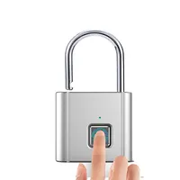 Smart padlock fingerprint dormitory locker warehouse door lock waterproof anti-theft fingerprint luggage padlock