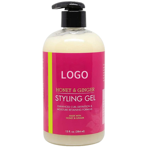 <span class=keywords><strong>Gel</strong></span> para Estilismo <span class=keywords><strong>de</strong></span> cabello para mujer, <span class=keywords><strong>Gel</strong></span> para estilizar el cabello, con <span class=keywords><strong>rizos</strong></span> mejorados <span class=keywords><strong>de</strong></span> 384ml, fórmula <span class=keywords><strong>de</strong></span> retención <span class=keywords><strong>de</strong></span> humedad OEM, miel y jengibre - Product Image 1
