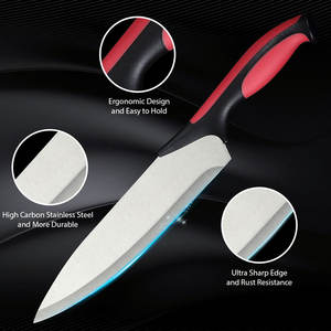 Juego de Cuchillos de 6 Piezas, Colección 6PCKS, Juego de Cubiertos Advantage Multicolor, Cuchillos Multicolores, Juego de Cuchillos de Cocina de Acero Inoxidable - Product Image 4