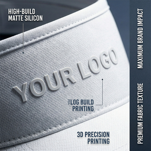 SHNY Venta al por Mayor, MOQ Bajo, Visera de Algodón Premium, Logotipo Personalizado, Visera Deportiva Lisa para Golf y Tenis - Product Image 3