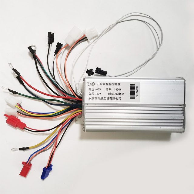 60V 1500W Electric Scooter Brushless Hub Motor DC Controller BLDC Controller 60 Voltage 1500 Watts for Ebike E Scooter Dirt Bike
