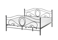 Lit en métal moderne de gros, vente populaire pour la chambre à coucher et l'ameublement domestique