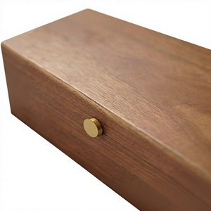 Boîte de rangement pour bijoux en bois naturel écologique, moderne, personnalisée, faite à la main, avec un design à 1 niveau pour la maison et les voyages - Product Image 2