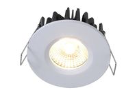 Spot encastré COB moderne en aluminium, résistant au feu, dimmable, IP65, 8W, Downlight LED homologué IC, pour maison et bureau, garantie 5 ans
