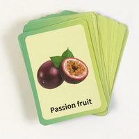 Hoge Kwaliteit Op Maat Gedrukt Fruit Flash Geheugenkaart Spel Educatieve Speelkaarten Voor Kinderen