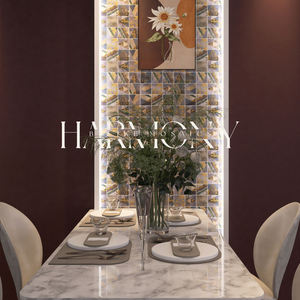 Azulejo de pared de mosaico de aluminio, diseño de fondo del mar Mediterráneo para decoración del hogar, revestimiento de paredes interiores comerciales y residenciales - Product Image 2