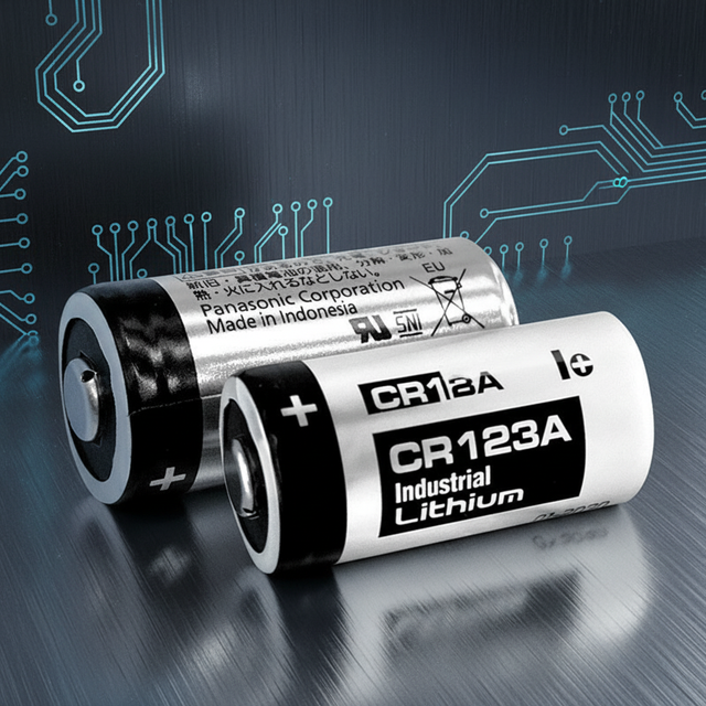 Bulk Package CR123A Industrial Lithium Rechargeable Battery 3v 1550 MAh Cylinder Battery CR123A