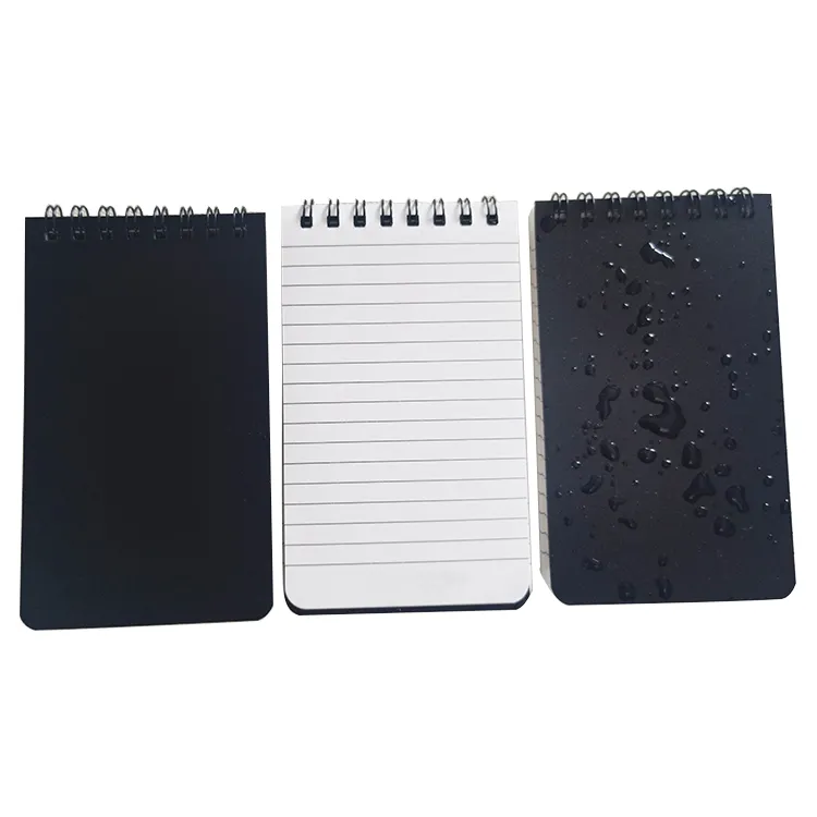 Cuaderno impermeable personalizable, Bloc de notas táctico para todo tipo de clima, con papel de piedra forrado
