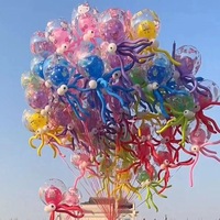 Ballon poulpe de Noël bulle d'hélium décorations d'anniversaire de mariage ballons Bobo lumière LED pour enfants autres fournitures de fête