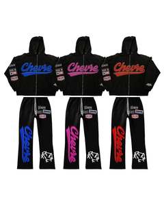 <b>Mens</b> Tracksuit Casual Fashion Set <b>Long</b> <b>Sleeve</b> Style <b>Top</b> Matching Trousers Custom Color Comfortable Outdoor Clothing Tracksuits - Product Image 5