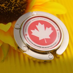 Support <span class=keywords><strong>de</strong></span> sac pliable magnétique en métal personnalisé pour usine OEM avec autocollant époxy « shop with Zubss » en alliage <span class=keywords><strong>de</strong></span> zinc - Product Image 4