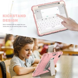 Şık, Dayanıklı Plastik Çocuk Dostu Fntech Kalemlikli Koruyucu Kılıf, <span class=keywords><strong>iPad</strong></span> Pro 11/<span class=keywords><strong>Air</strong></span> <span class=keywords><strong>4</strong></span>/<span class=keywords><strong>Air</strong></span> 5 10.9 İnç için Ayaklı Destekli - Product Image 4