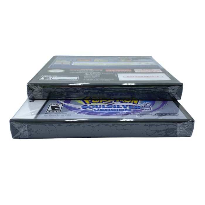 Novità per Pokemon heartgold soulsilver game card versione NTSC con scatola e giochi sigillati manuali per DS