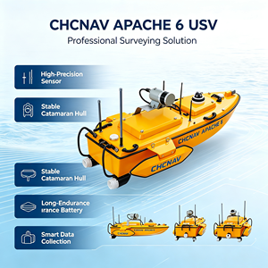 เรือสำรวจไร้คนขับ CHCNAV Apache6 แบบพกพา พร้อมโซนาร์แบบลำแสงเดี่ยว RTK ในตัว สำหรับวิศวกรสำรวจพื้นที่น้ำ - Product Image 4