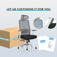 Chaise de jeu ergonomique moderne en mesh avec accoudoirs 3D réglables, pivotante, garantie 2 ans - Utilisation à domicile/bureau