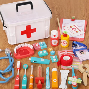 Gioco Educativo Montessori Unisex in Legno, Grande Cubo Bianco 3D Colorato, Giocattolo da Dottore per Bambini dai <span class=keywords><strong>3</strong></span> Anni in Su, Gioco Cognitivo <span class=keywords><strong>di</strong></span> Abbinamento e Ordinamento - Product Image 4