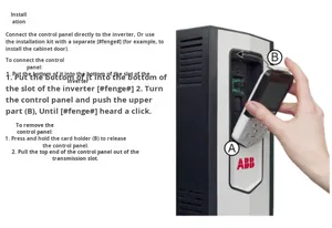 Bảng điều khiển biến tần Trung Quốc/Tiếng Anh Bảng điều khiển ACS-<span class=keywords><strong>CP</strong></span>-C/ACS-<span class=keywords><strong>CP</strong></span>-D bán buôn biến tần số trình điều khiển trong kho - Product Image 3