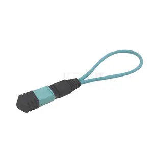 KEXINT-conector de cable de fibra óptica FTTH, 12, 24 núcleos, SM MM, OM3, OM4, 40G-100G, MPO, MTP