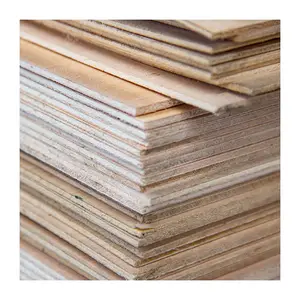 Factory Hot Sale 1.5mm 2mm 3mm Laser Cutting Basswood Plywood Sheet