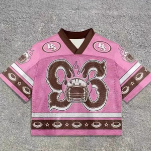 Nueva Camiseta Deportiva Transpirable Personalizada de Fútbol Americano con Estampado Digital 3D de Moda 2026 - Product Image 6