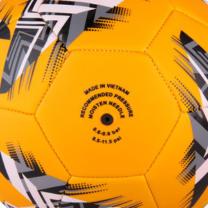 Made in Vietnam Wholesale Custom Logo Orange <b>Matte</b> PVC Soccer Ball Size 5 Machine Stitched Durable Football Ballon de football - Product Image 3