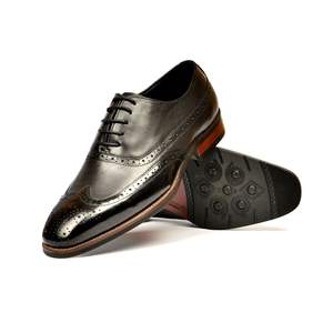 Zapatos de cuero de hombre hechos a mano de alta calidad para venta al por mayor y personalización, con estilos de moda e informales. - Product Image 4