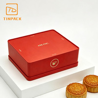 Caja de Hojalata Cuadrada de Calidad Premium a Bajo Precio, Apta para Alimentos, con Diseño Personalizado, para Guardar Galletas y Bizcochos, Ideal para Regalos Navideños