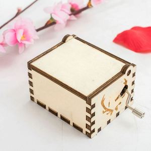 Vintage Wooden Sunshine Musical - Laser Engraved Wood <b>Music</b> <b>Box</b> Gifts for Birthday, Christmas, and Valentine's Day - Product Image 3